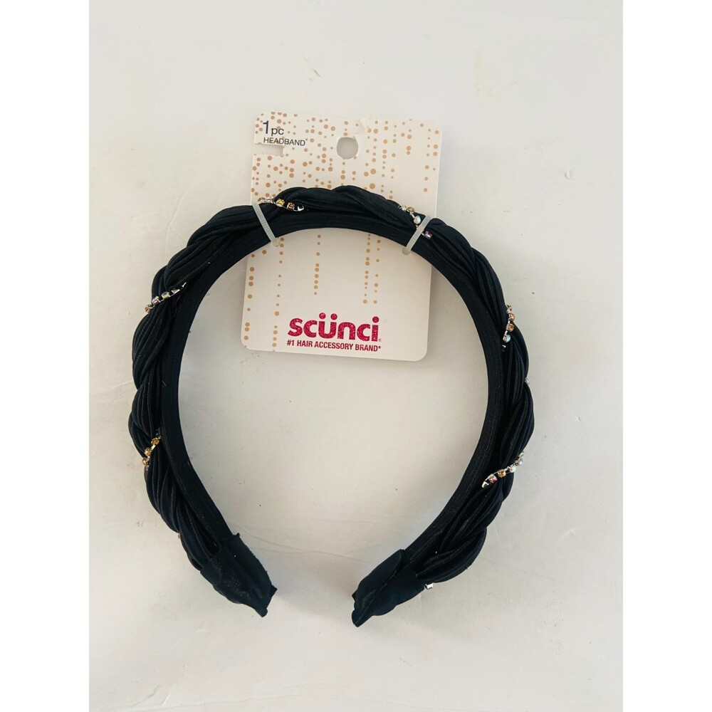 SCUNCI BLACK HEADBAND